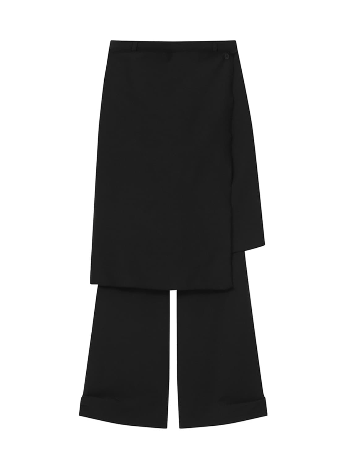미세키서울 Draped midi skirt pants SET BLACK 상품이미지4