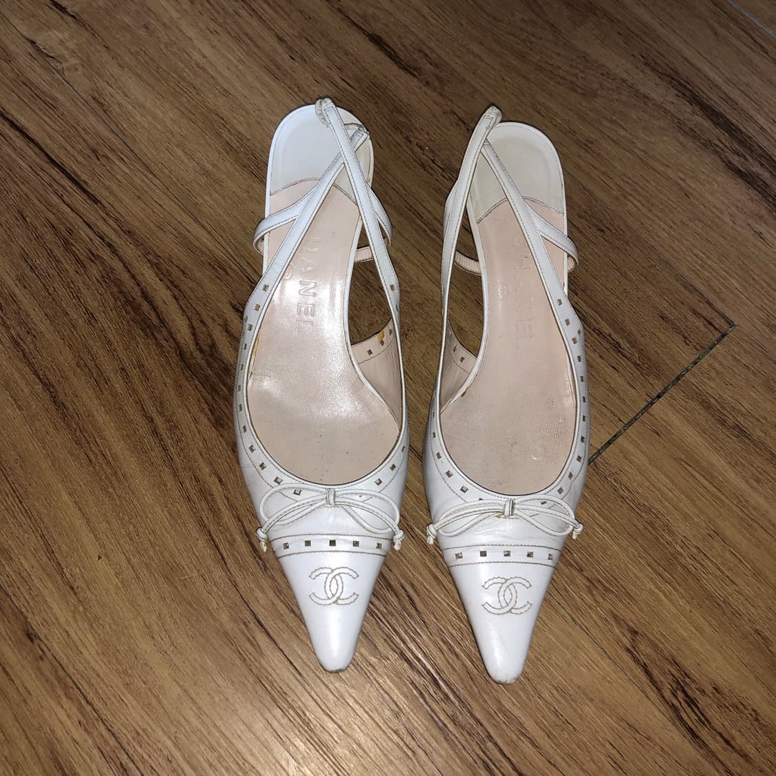 Chanel white heels 📬  상품이미지9