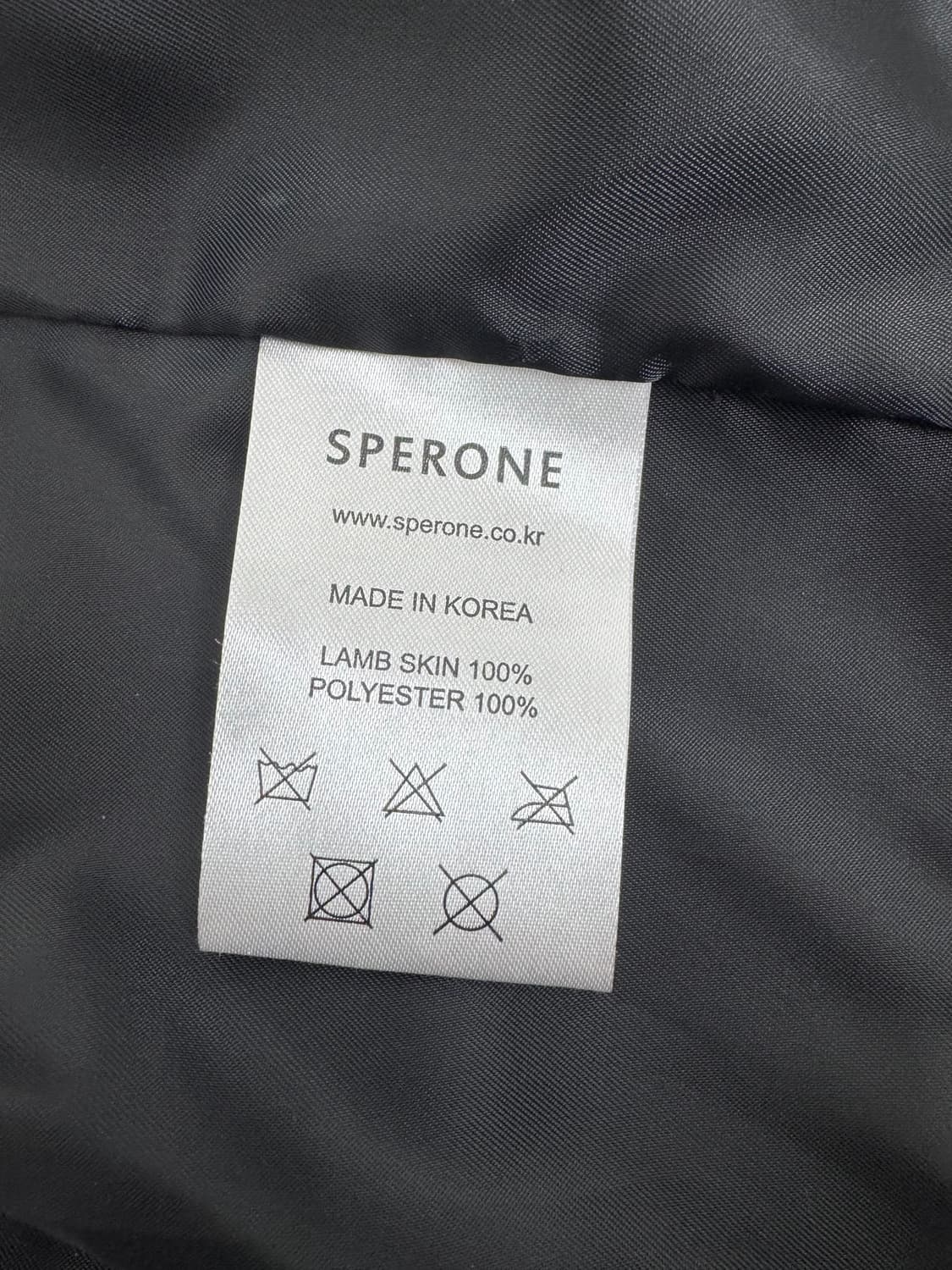 •Maison de Sperone 램스킨 레더 자켓 상품이미지5