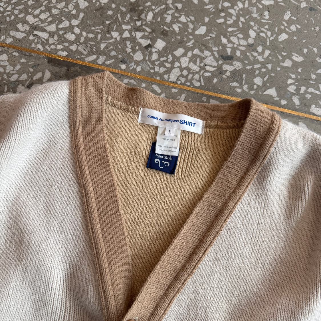 꼼데가르송 셔츠 패널 가디건 상품이미지7