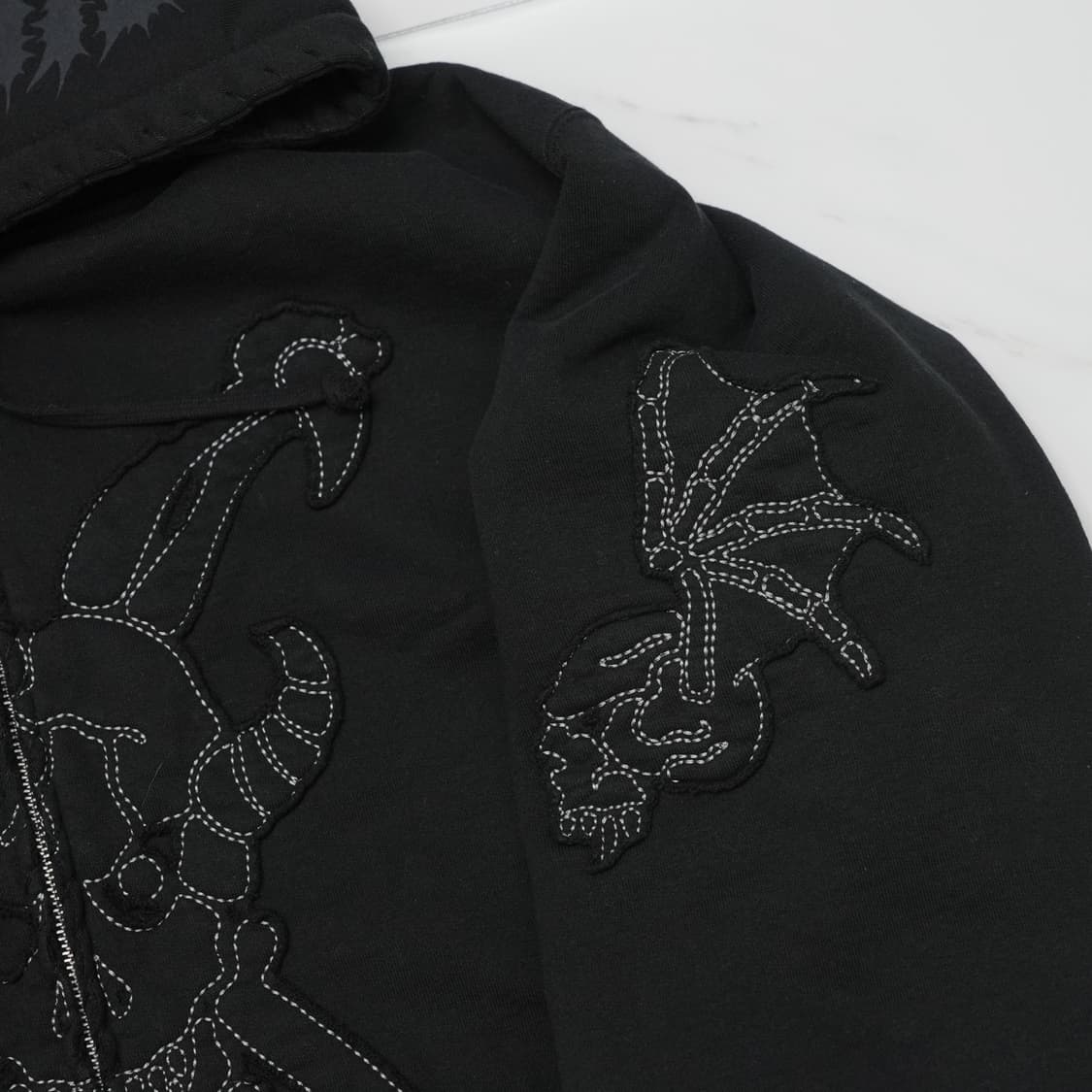 [XL] 슈프림 요지 야마모토 집업 후드 블랙 상품이미지2