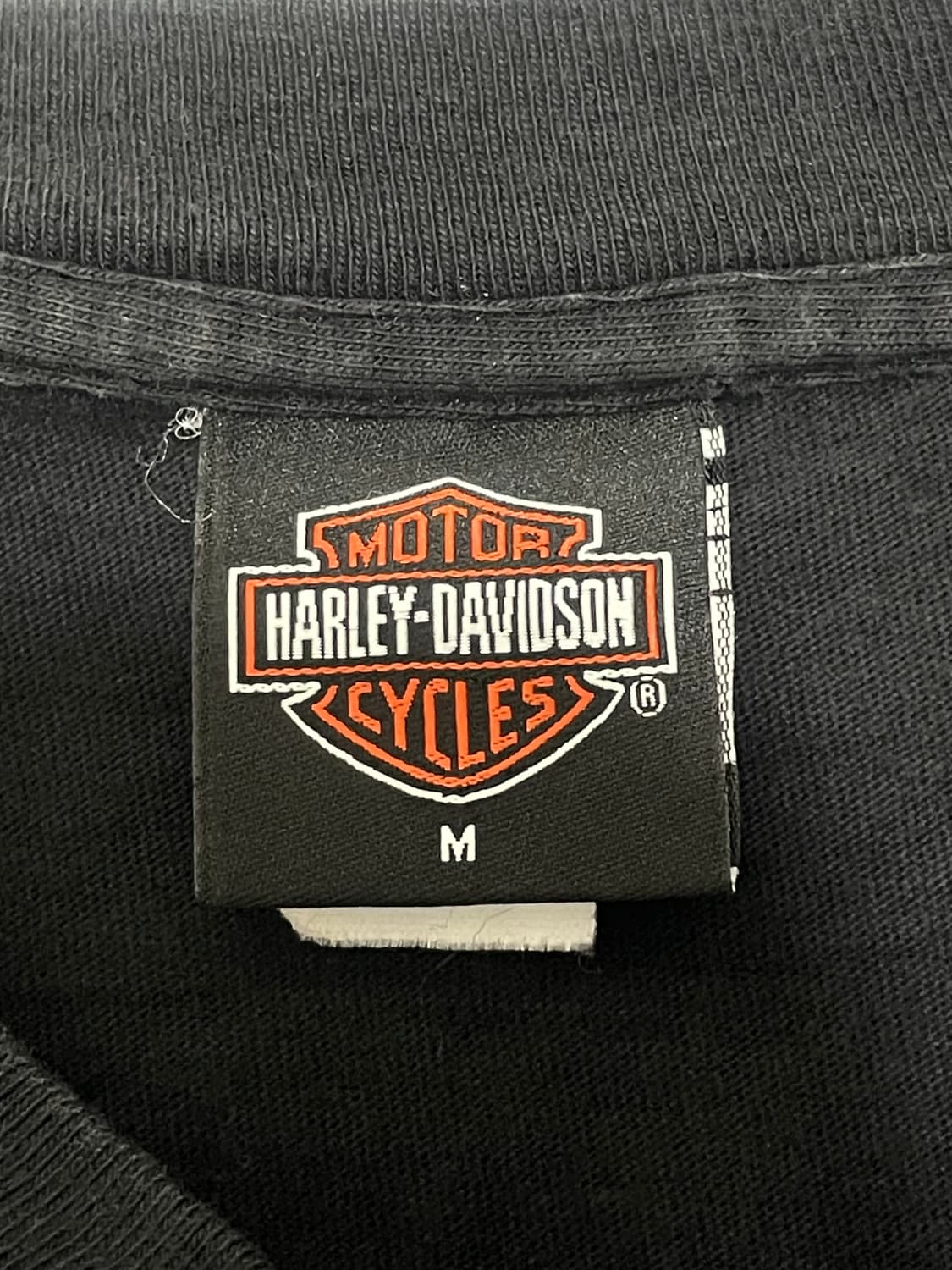 00s Harley Davidson 할리데이비슨 실버 빅로고 반팔 티셔츠 상품이미지4