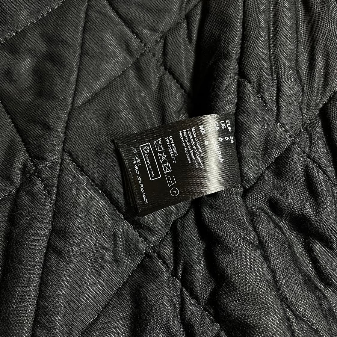 Balmain x H&M 더블 브레스티드 울 코트 상품이미지6