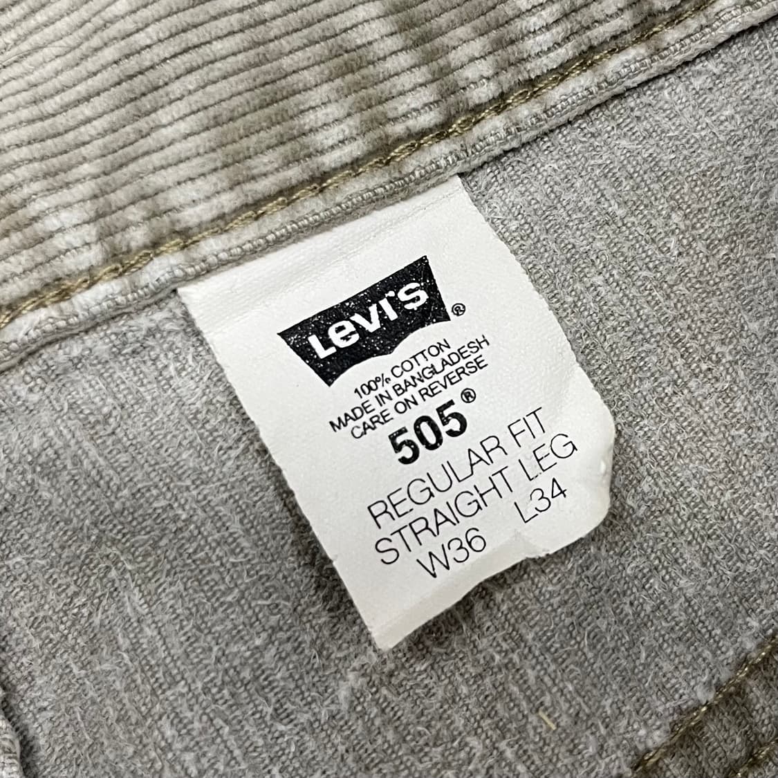 00s 리바이스505 코듀로이 팬츠 (36“) 상품이미지6