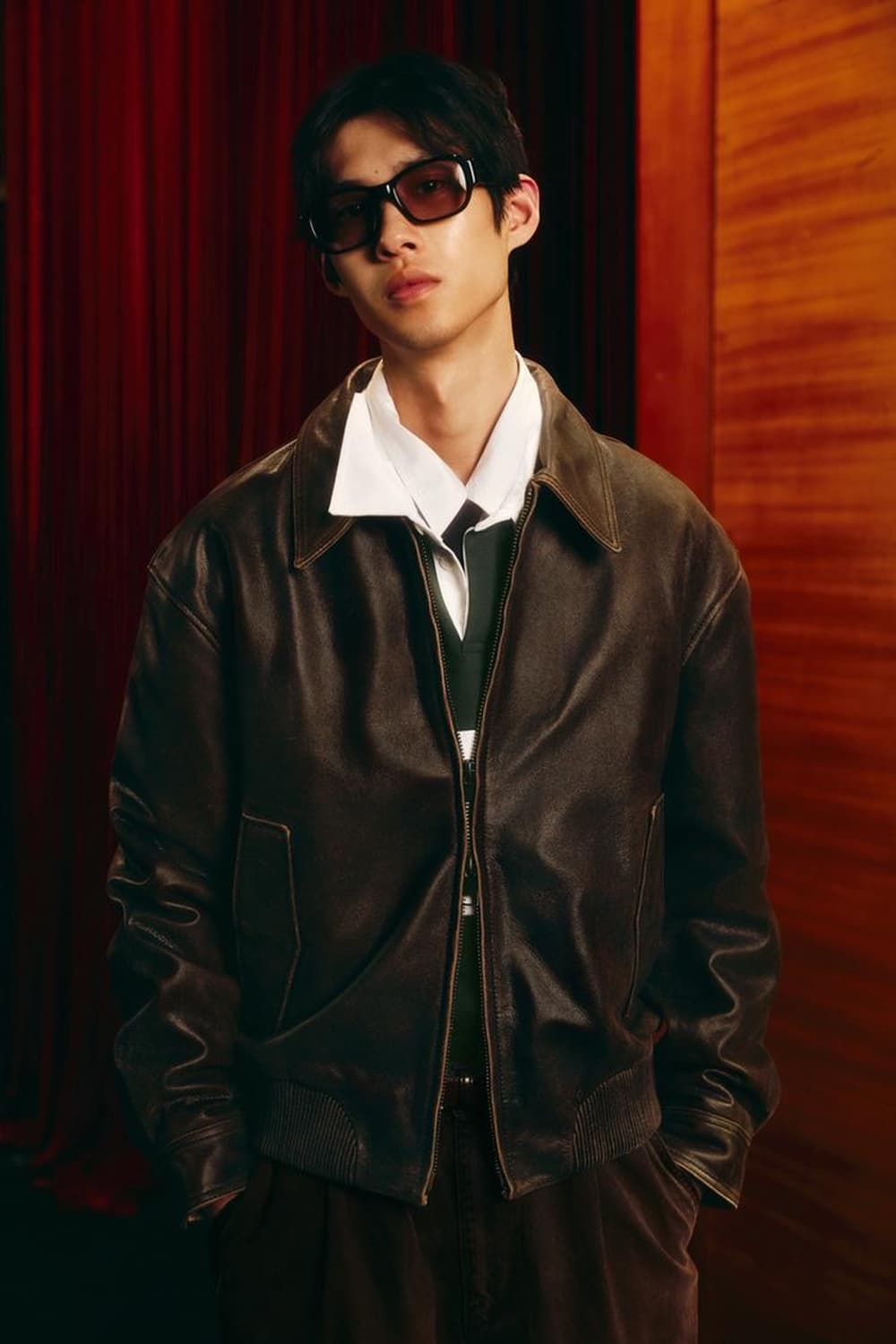 (구매) 자라 가죽 워싱 봄버/자라 가죽자켓 상품이미지2