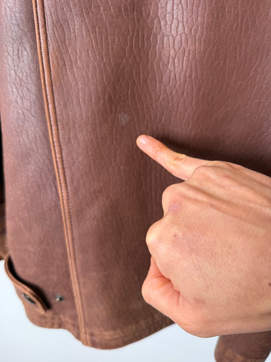 빈티지 오버핏 양가죽 자켓  상품이미지8