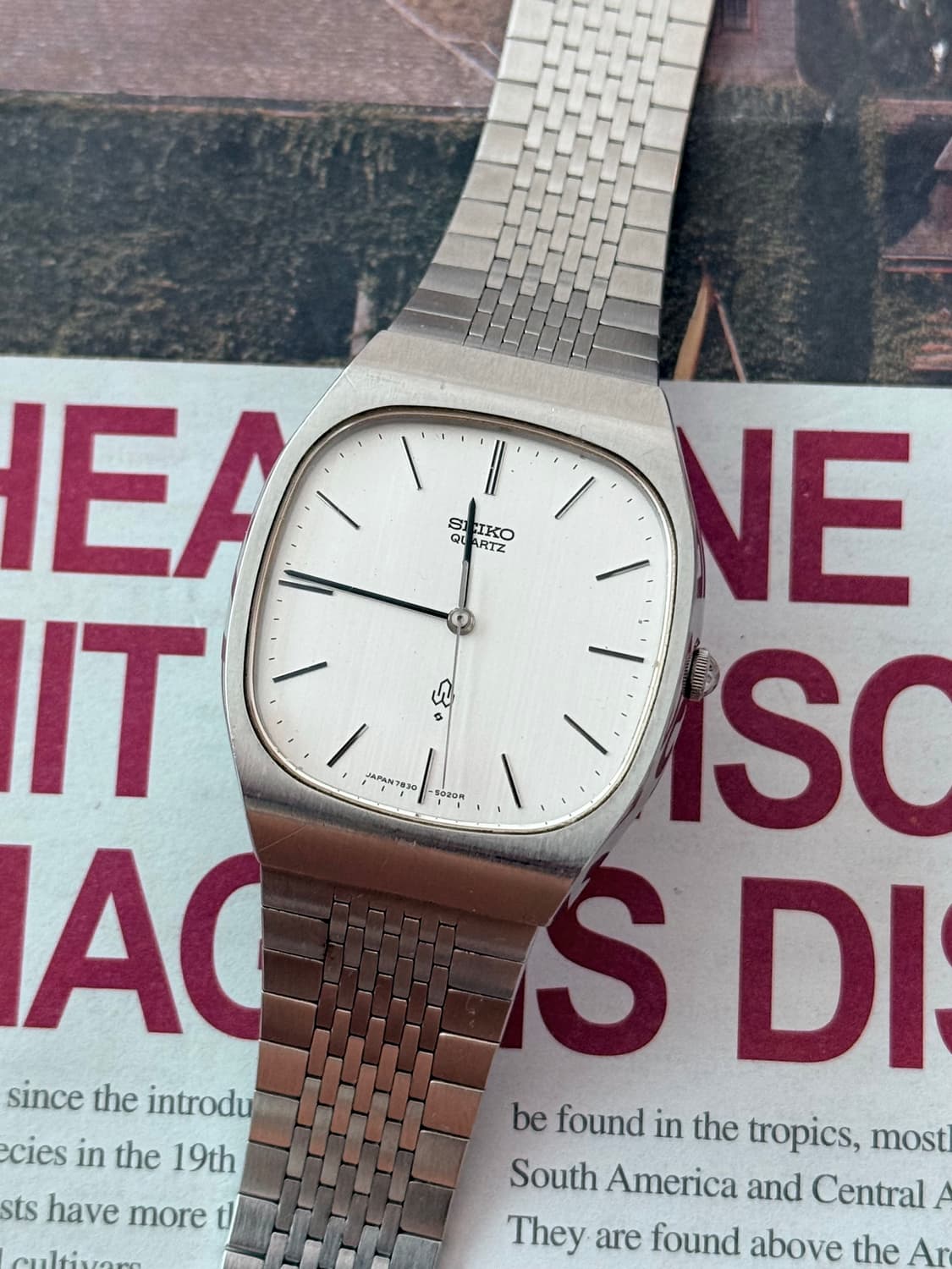 Seiko 세이코 쿼츠 스퀘어 1988 상품이미지1