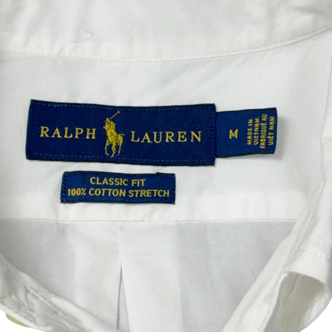 (M) 폴로 랄프로렌 스트레치 코튼 화이트 셔츠 상품이미지3