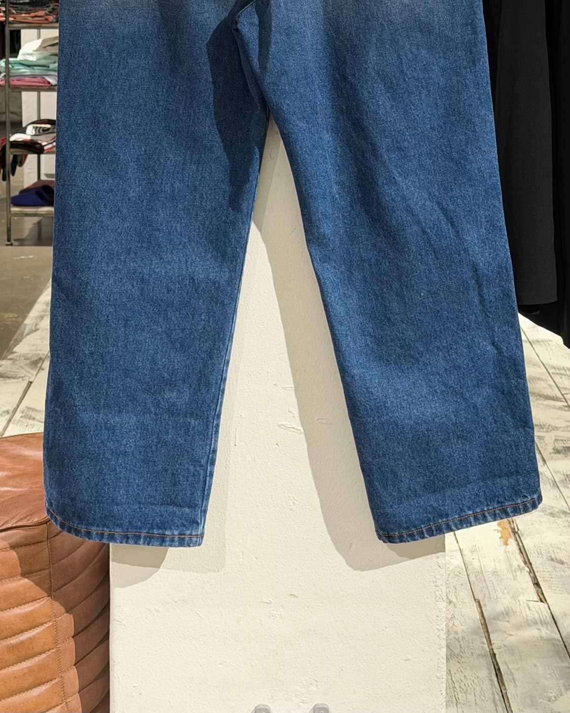 아미 중청 데님 와이드 팬츠 상품이미지6