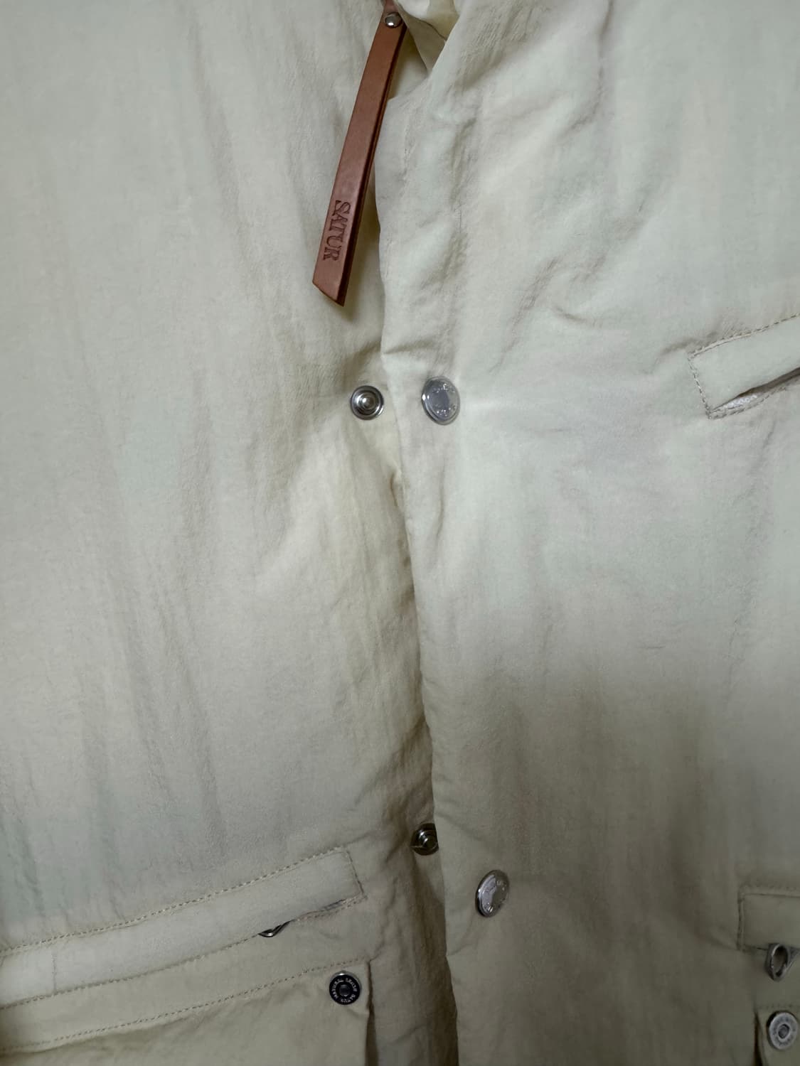 [세터] 컴포트 덕 다운 패딩 점퍼 리조트 아이보리 (L) 상품이미지5