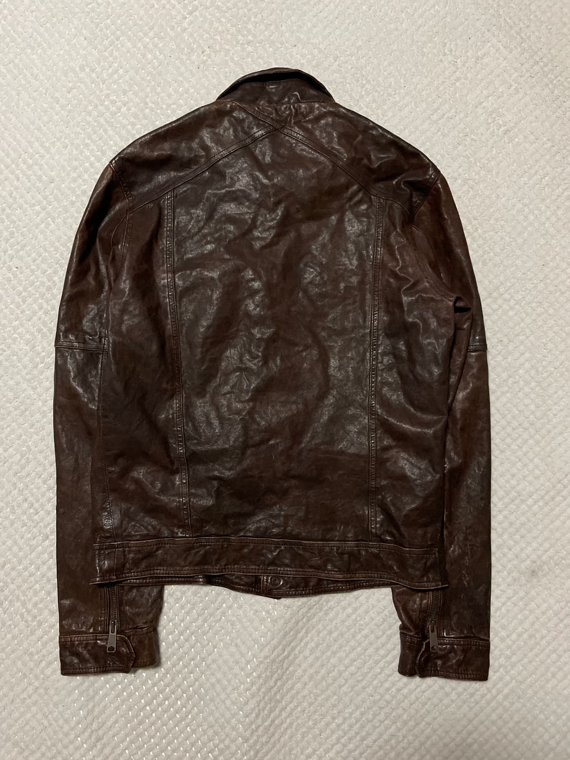 [48] PULF FICTION 레더파크 웨스턴 무드 양가죽 레더 자켓 상품이미지2