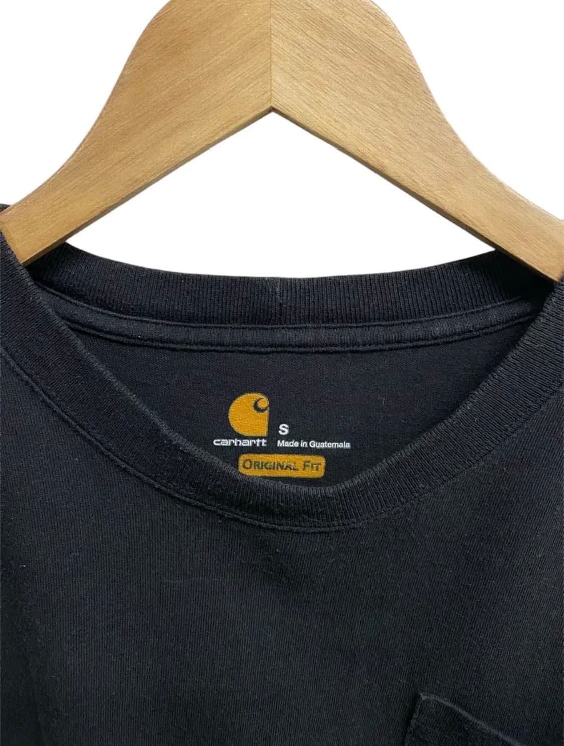 칼하트 시그니처 포켓 티셔츠 BK  S-M 상품이미지4