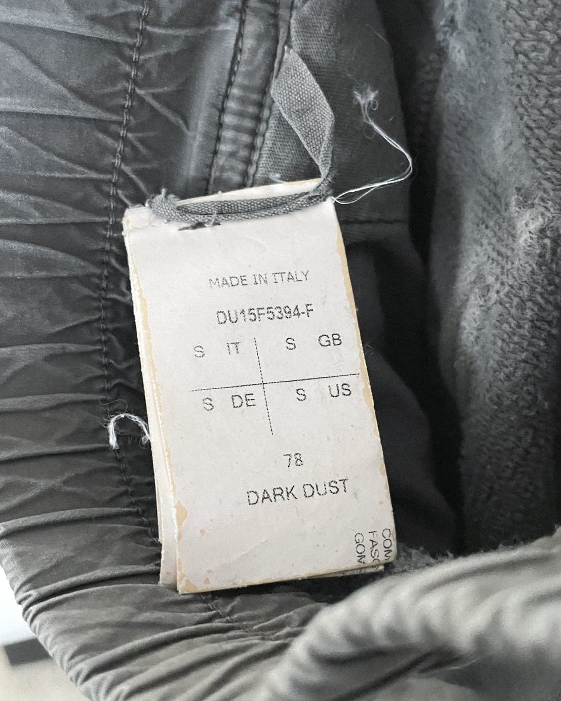 릭오웬스 다크쉐도우 15SS 프리즈너 사루엘팬츠 상품이미지9