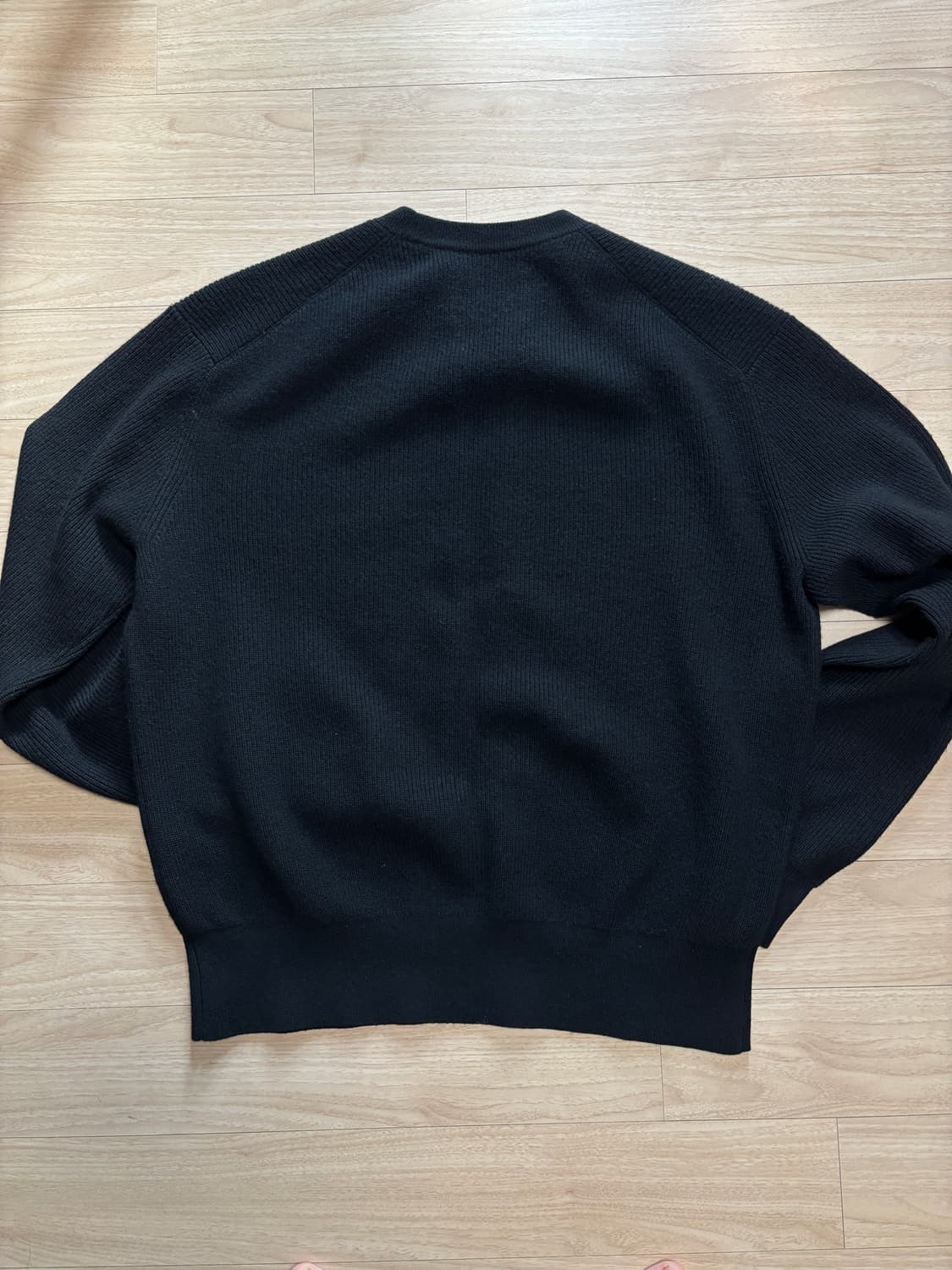 [1] 포터리 컴포트 크루넥 니트 블랙 상품이미지3