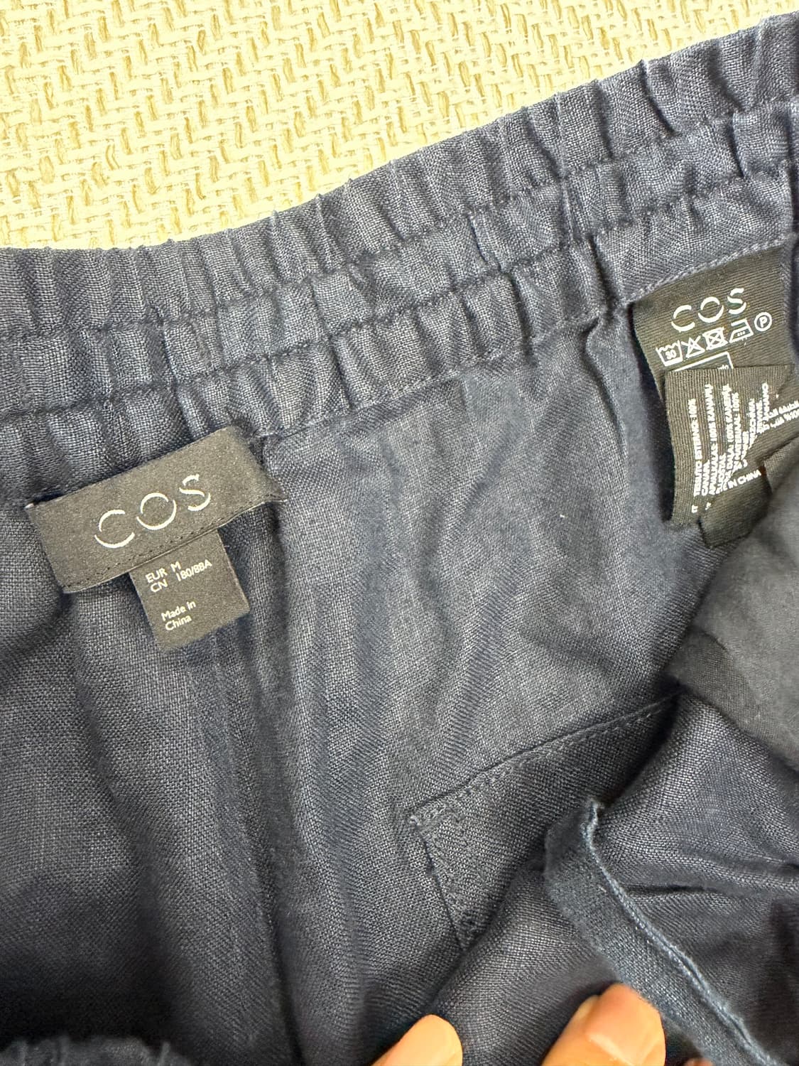 정품) COS 코스 남성 밴딩 팬츠 M  상품이미지6