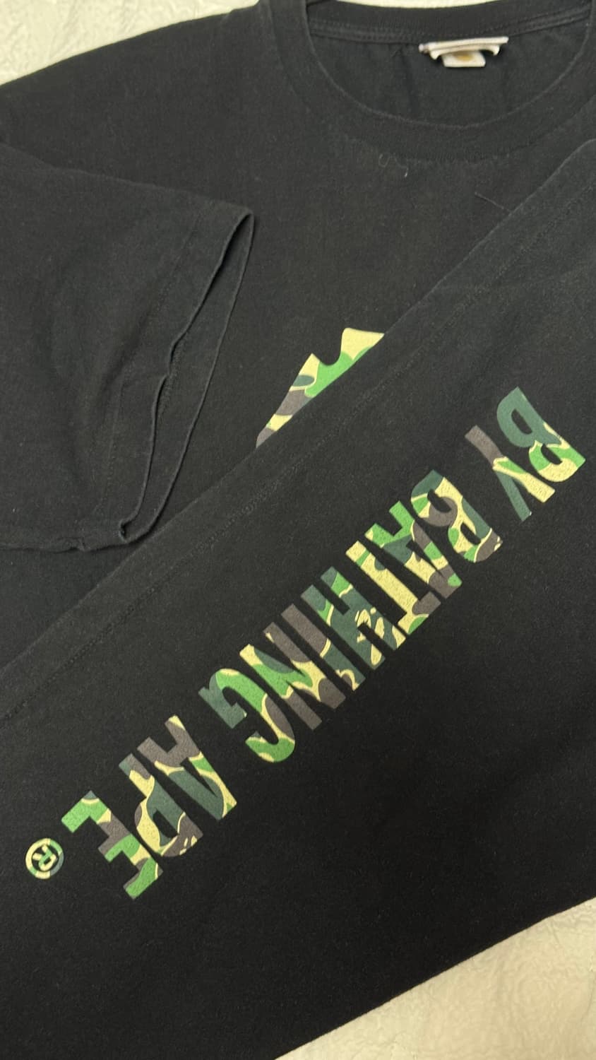 Bape Woodland Camo Ape Face Tee 베이프 반팔 상품이미지5
