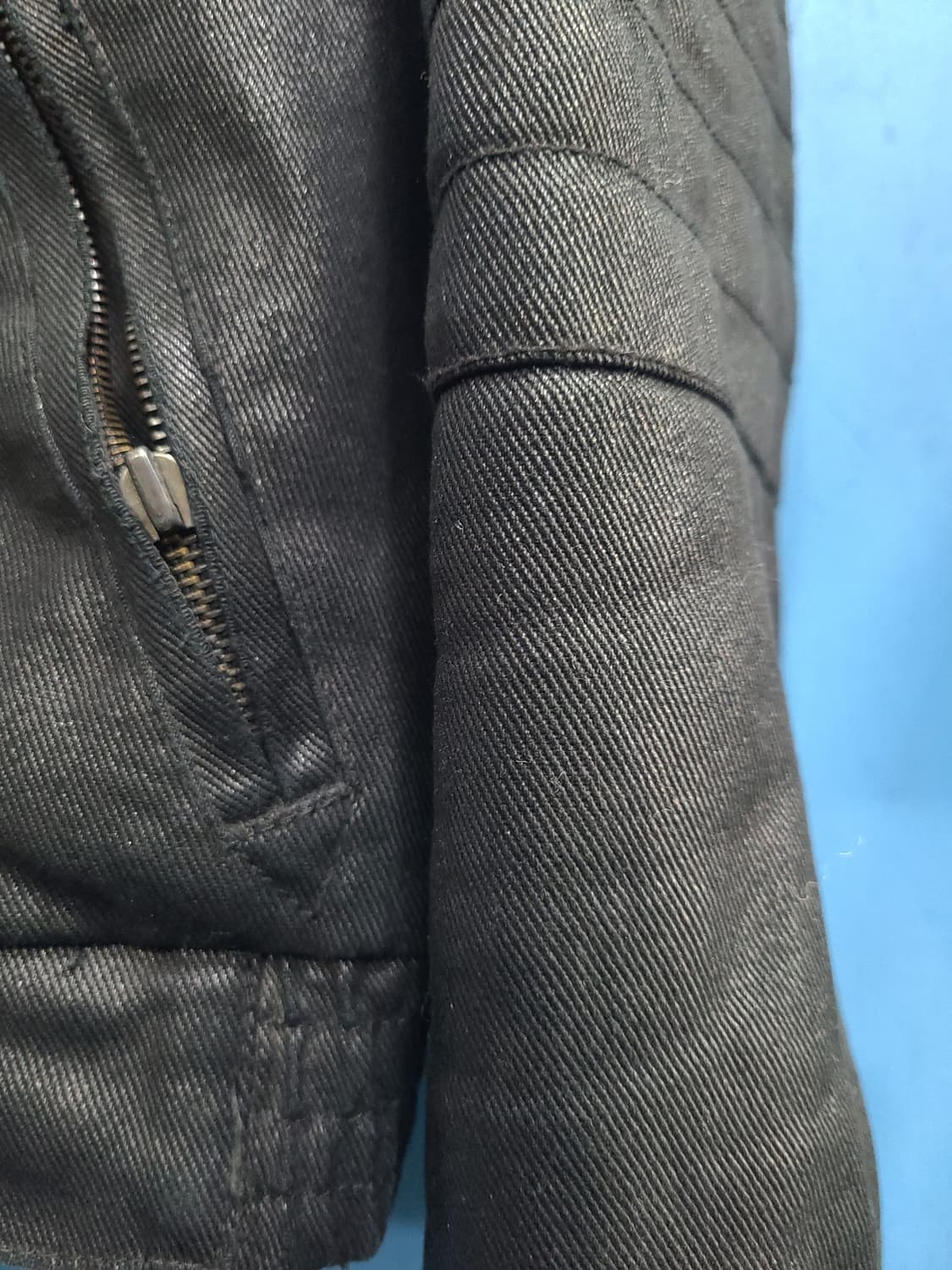 아르마니 왁스 바이커 자켓 상품이미지10