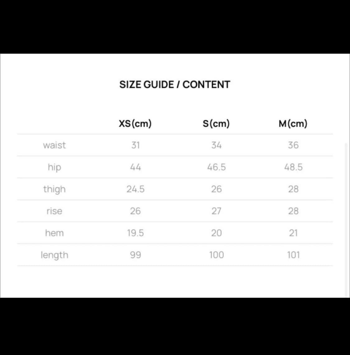 글로니 다운타운팬츠 시애틀진 화이트 S 상품이미지6
