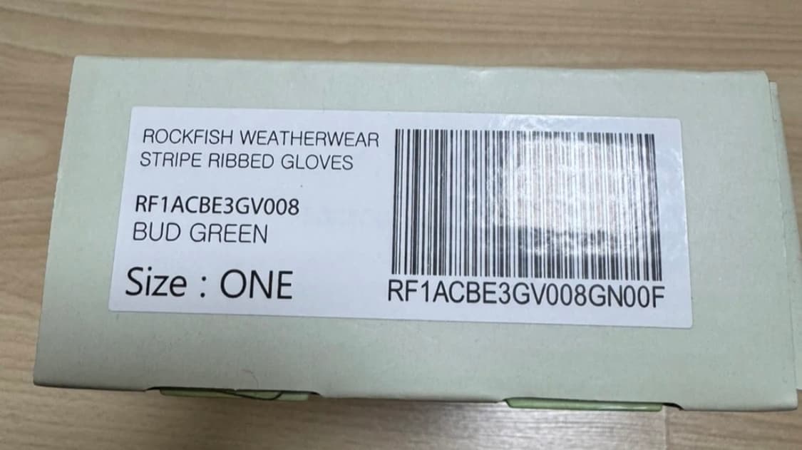  락피쉬웨더웨어 스트라이프 장갑 새상품 상품이미지7