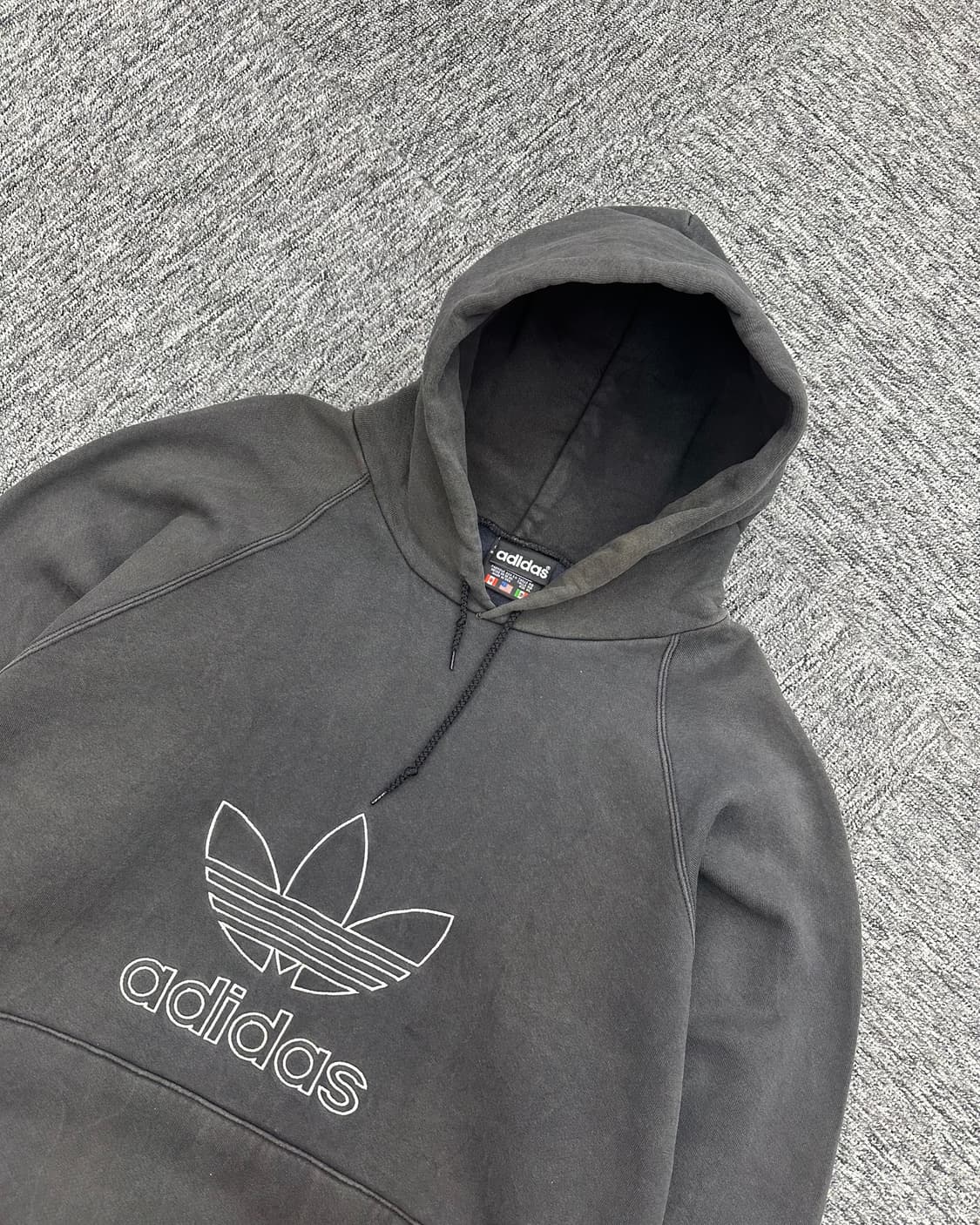 (2XL)90'S 아디다스 USA 후드-M1248 상품이미지3