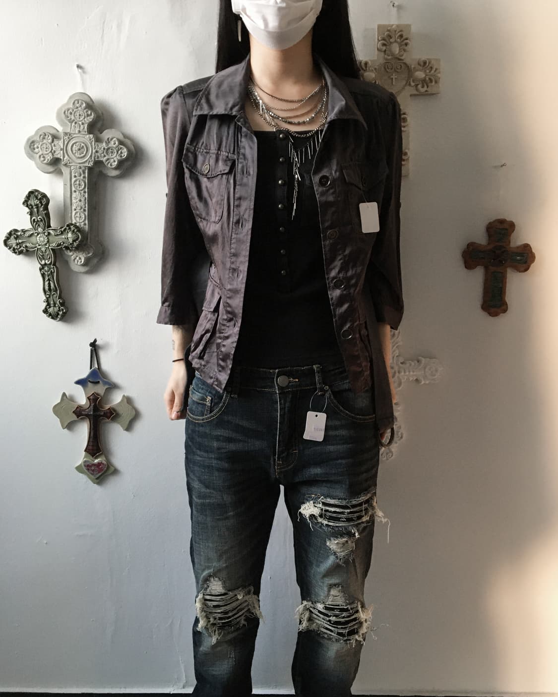 Max & co glossy belted jacket 상품이미지6