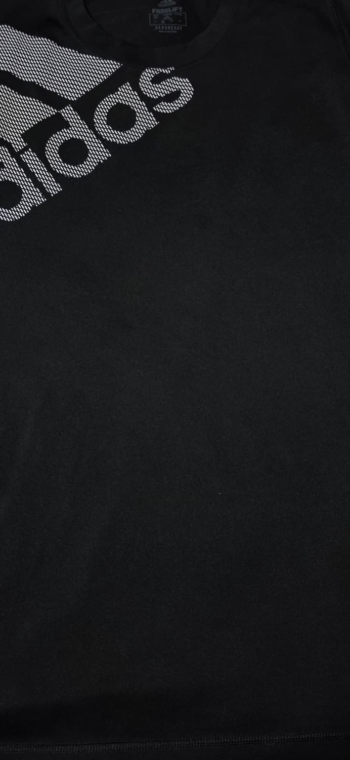 아디다스 블랙 반팔 티셔츠 로고 포인트 2XL 상품이미지5