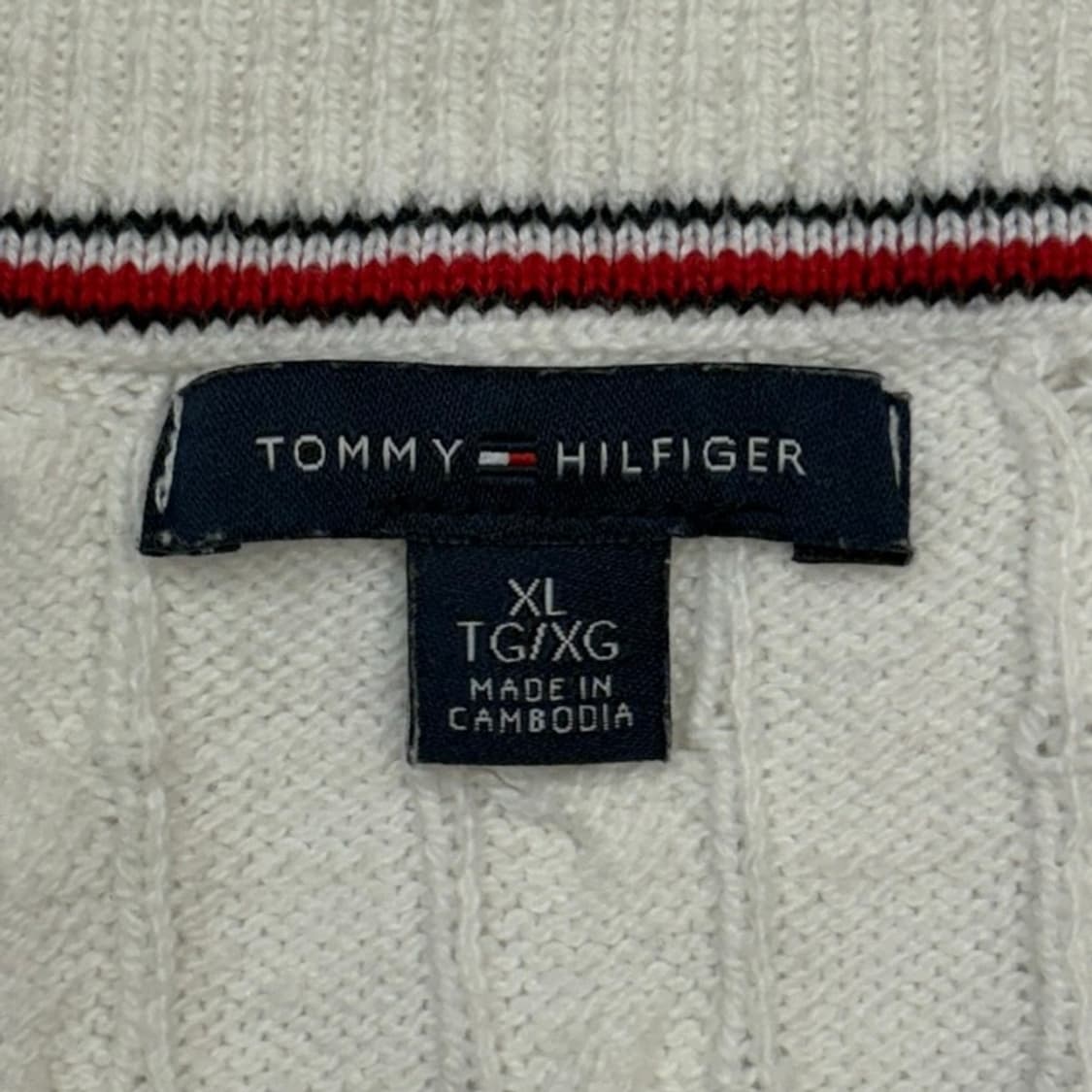타미힐피거 아이보리 니트  상품이미지5