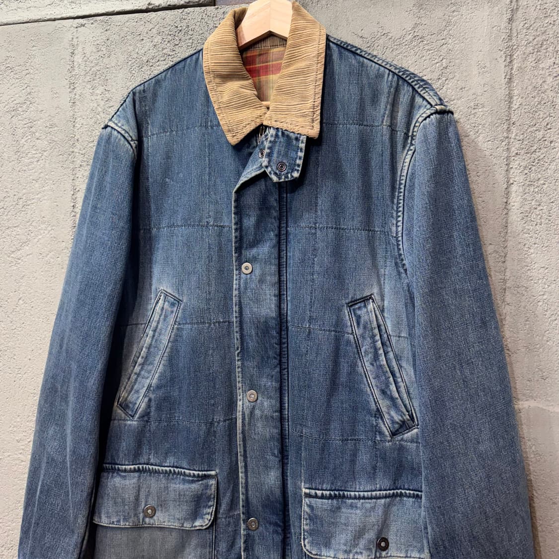 00s 캘빈클라인 데님 초어 자켓 made in ITALY (M)  상품이미지2