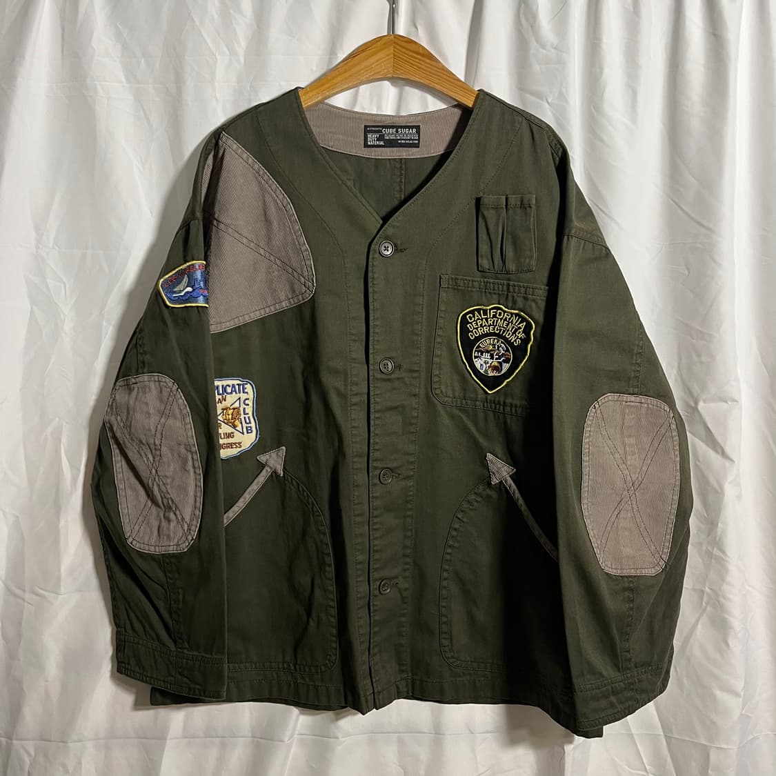 Cube Sugar . 카라리스 패치 코튼자켓 상품이미지1