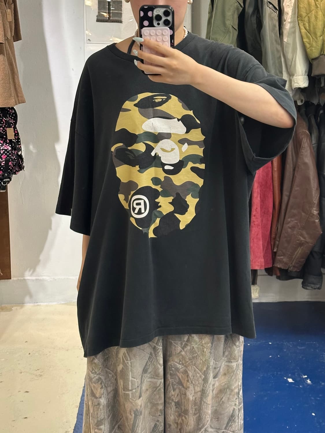 BAPE 베이프 카모 빅사루 반팔티  상품이미지1
