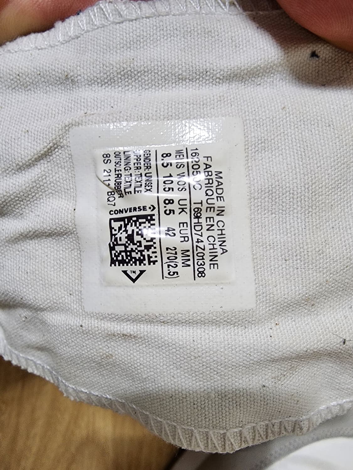 (270mm)컨버스 척 70 클래식 블랙 하이 스니커즈 상품이미지6