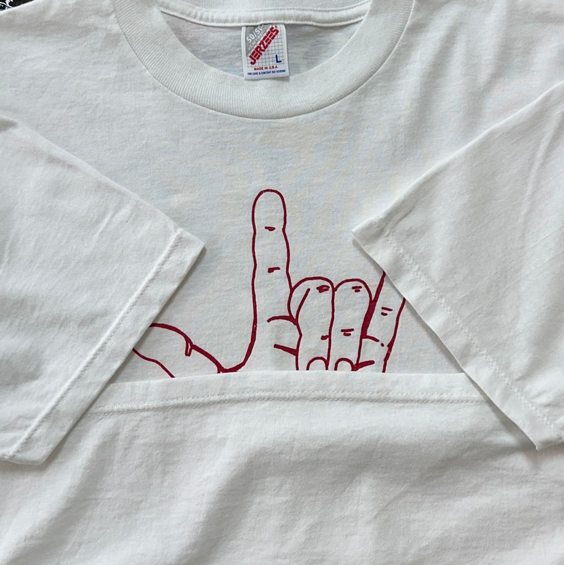 90s USA LOVE 러브 빈티지 티셔츠 L 상품이미지5