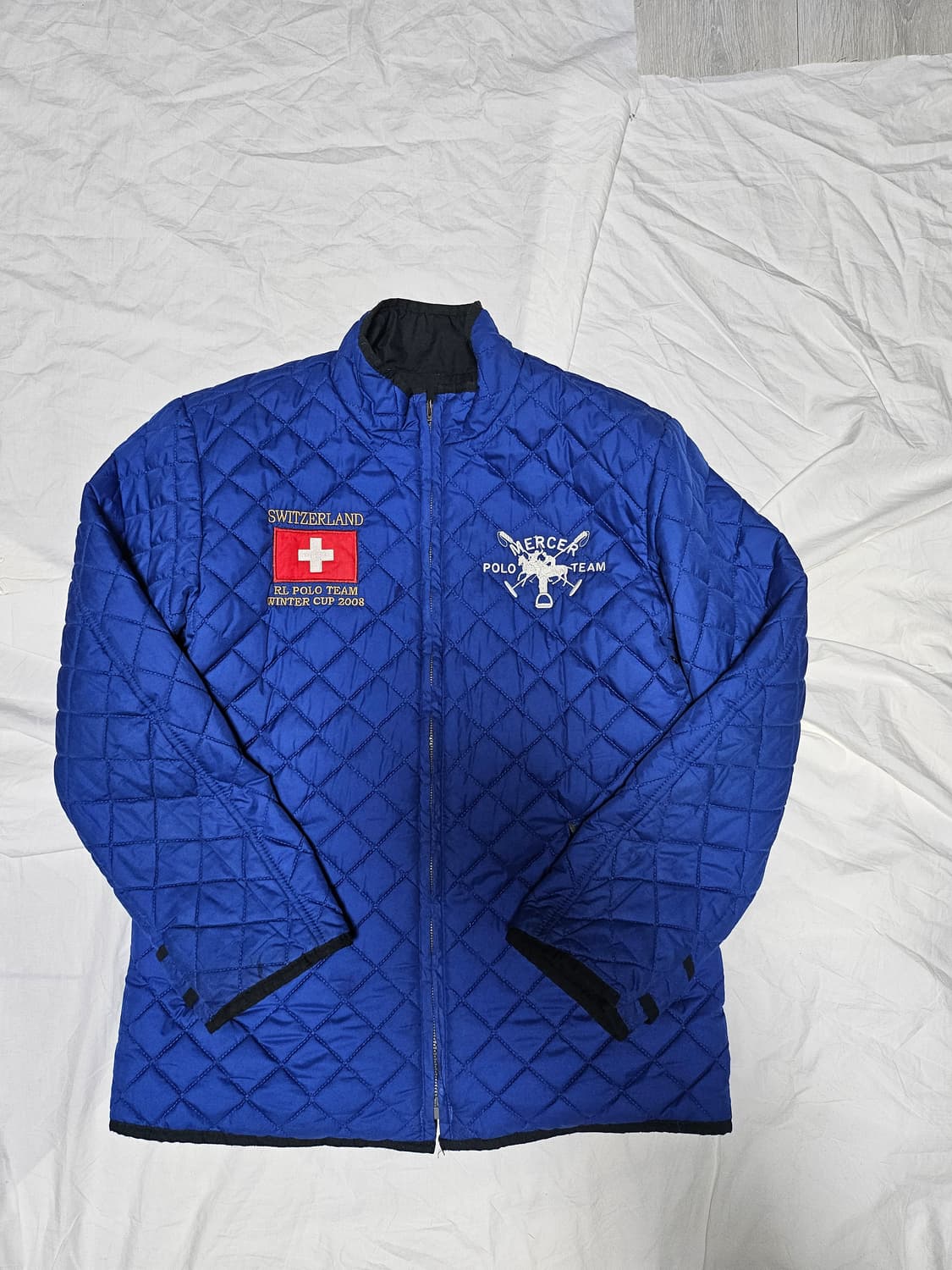 (하자o)폴로 랄프로렌 스위스 크래프트 퀼팅 리버시블 자켓 상품이미지2