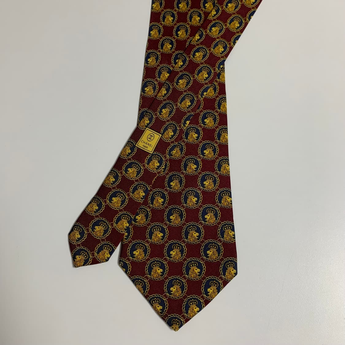 샤넬(CHANEL) 기하학적패턴 이태리 100실크 명품넥타이 A+등급 상품이미지3