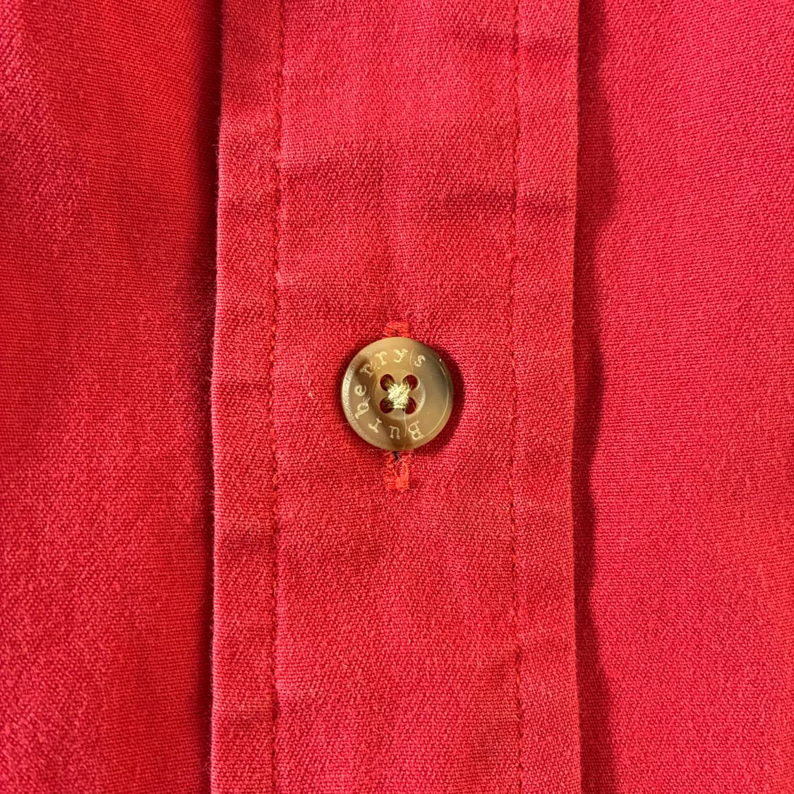 Burberry 버버리 90‘s 크러스트 아카이브 피그먼트 레드 포켓 셔 상품이미지5