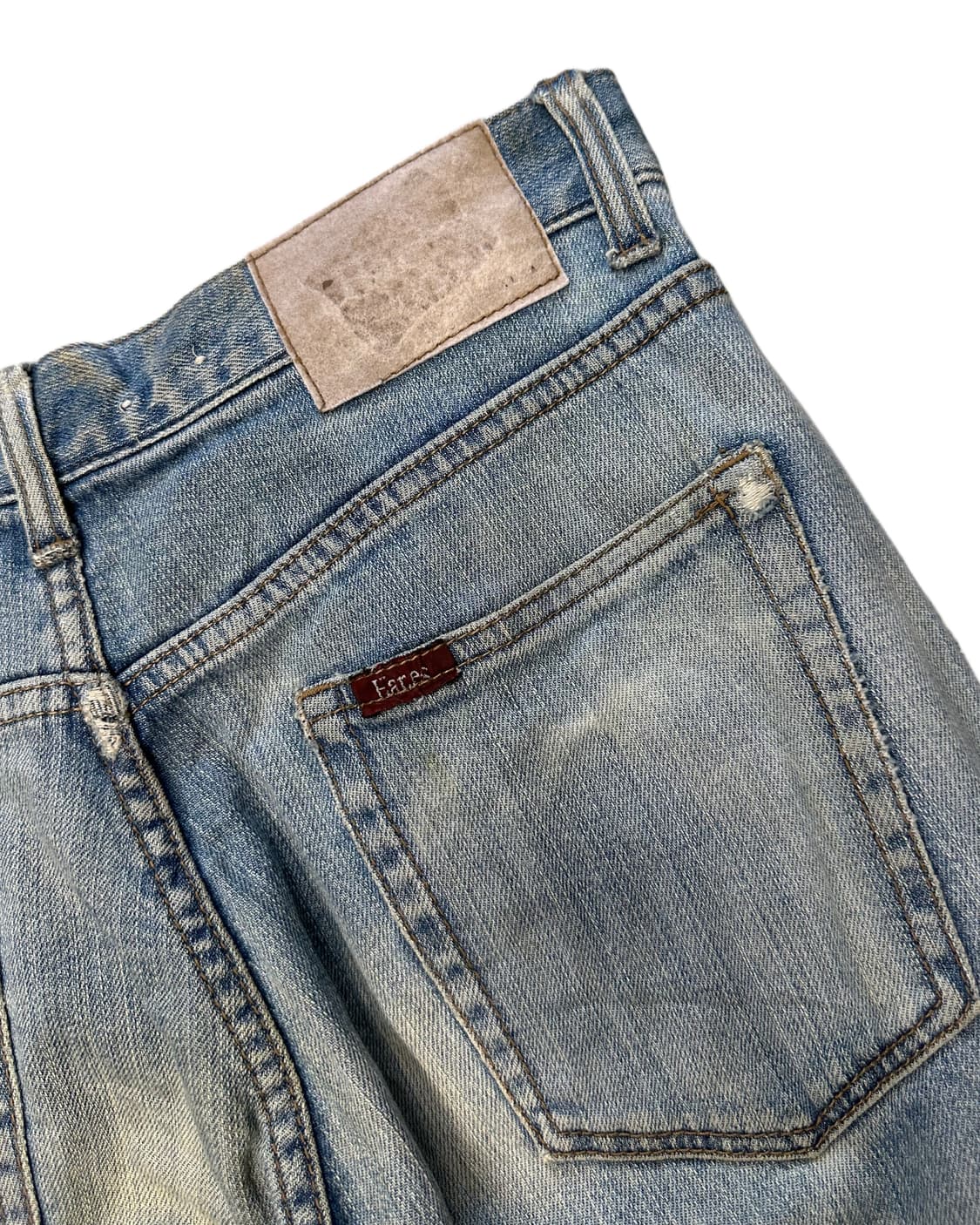 HANES vintage aging damage jean 상품이미지8