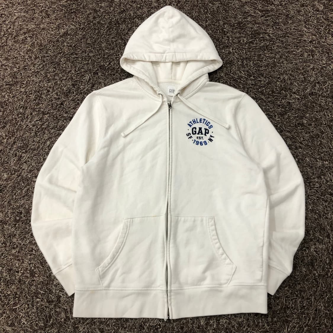 갭 화이트 후드집업 상품이미지1