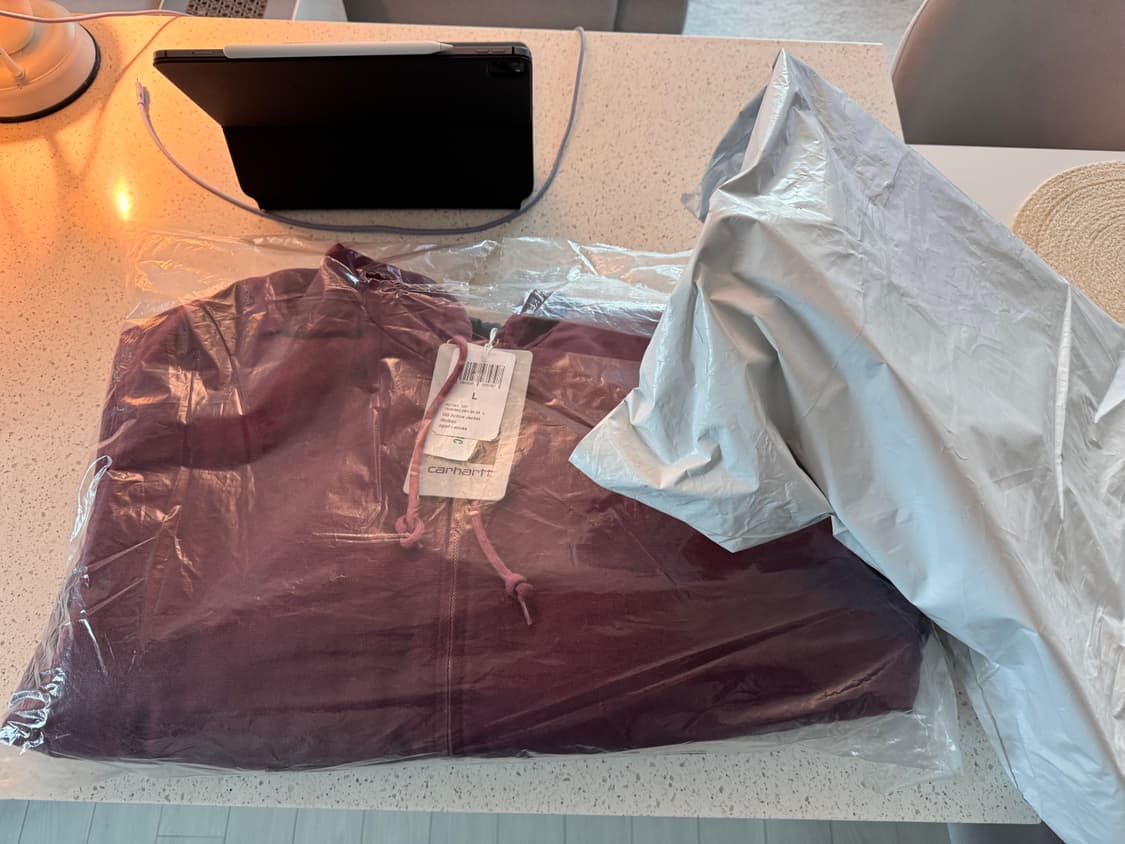 칼하트 wip 액티브자켓 og 말벡 L 상품이미지2