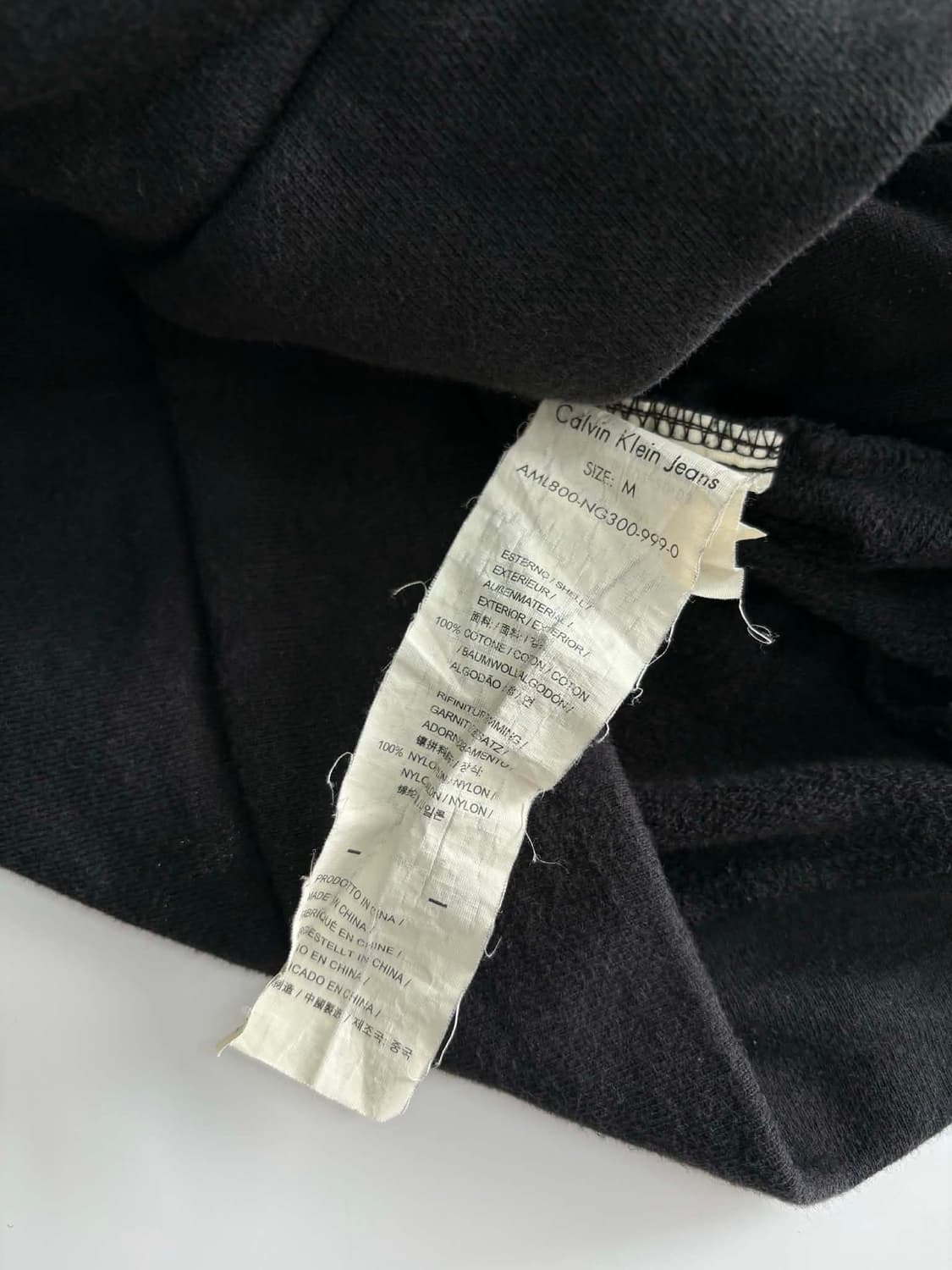[M] 캘빈클라인 진스 나일론 패치 코튼 자켓 져지 상품이미지5