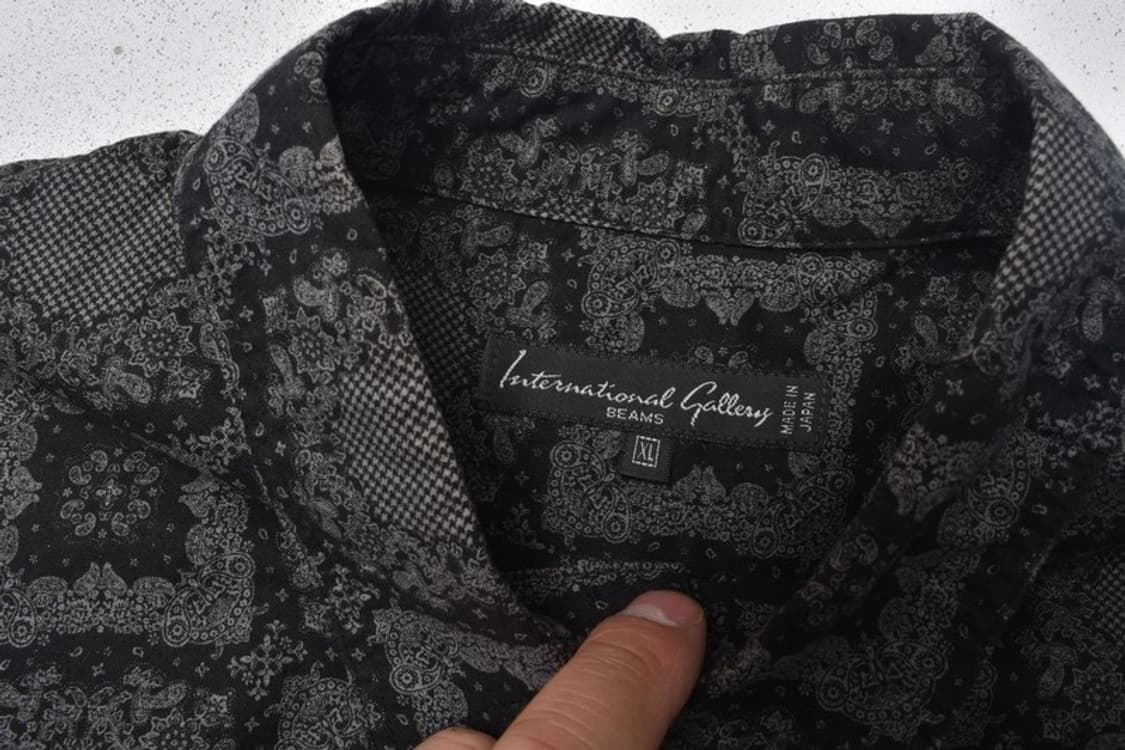 빔즈 반다나 패텬 셔츠 남방 XL M0043 상품이미지8