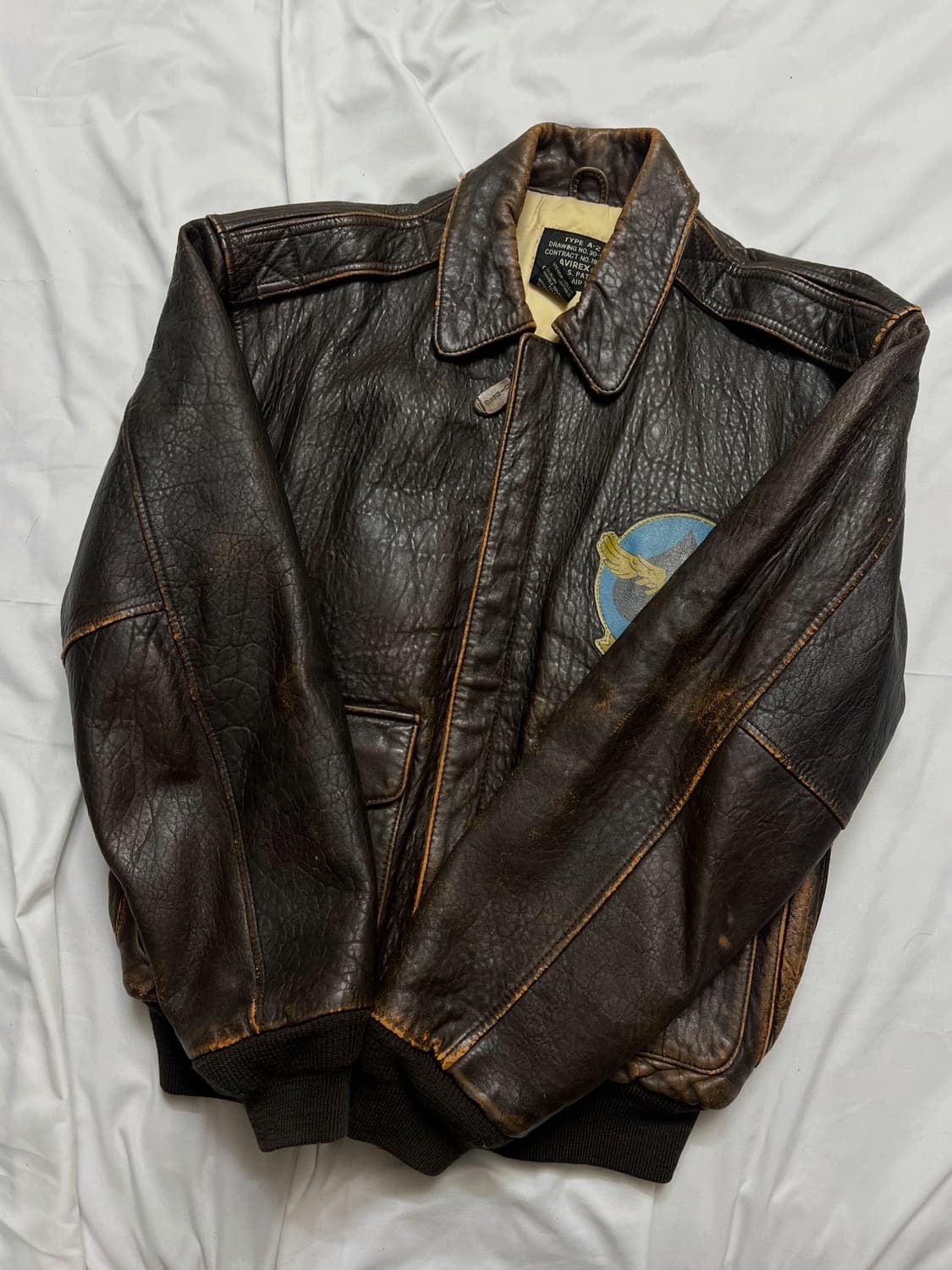 아비렉스 A-2 가죽자켓 상품이미지10
