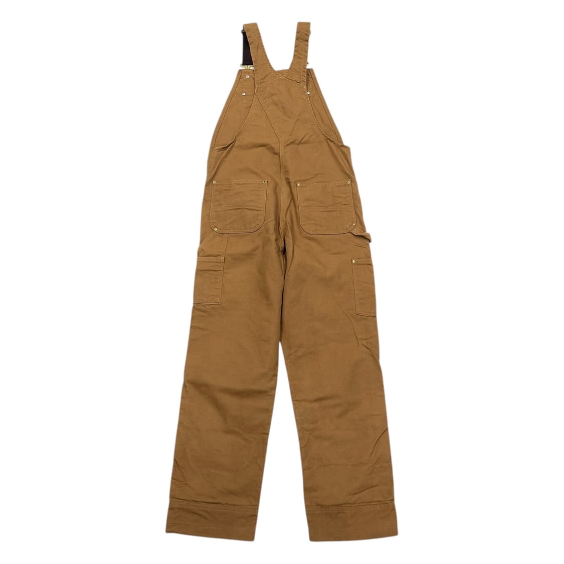 칼하트 빈티지 오버롤 덕 빕 멜빵바지 된장 브라운 34X32 상품이미지3