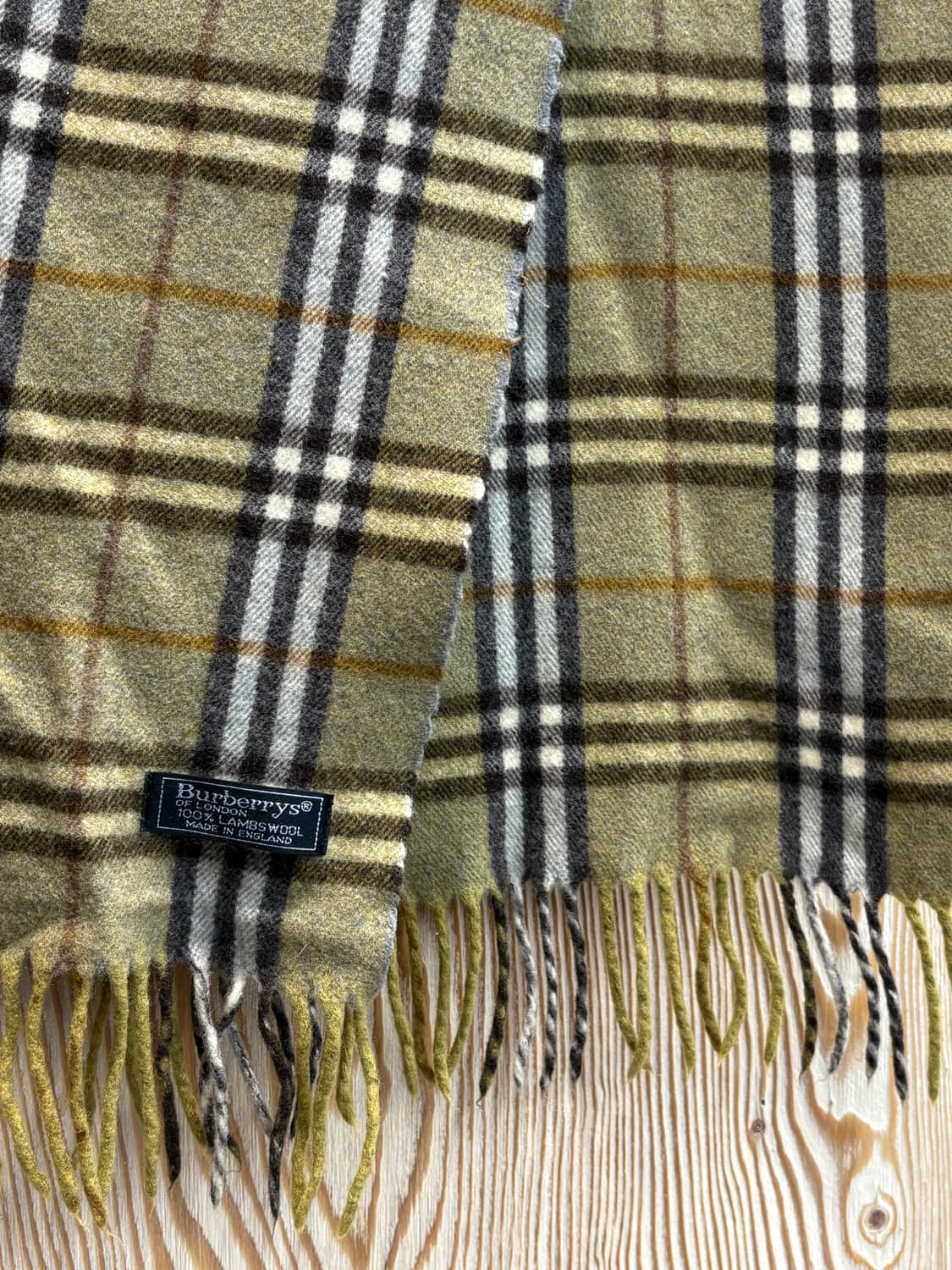 버버리 캐시미어 체크 머플러 상품이미지4