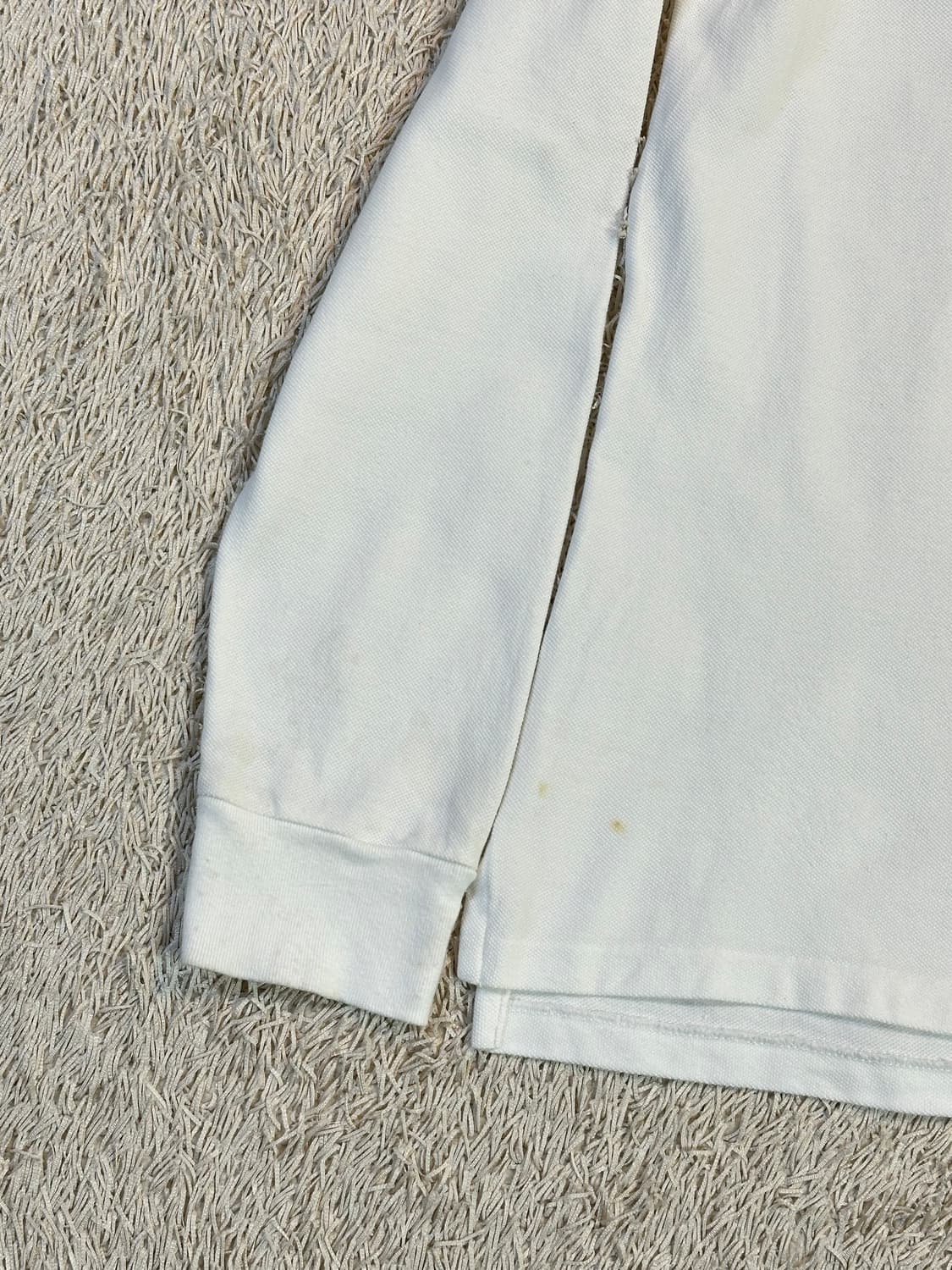 폴로 랄프로렌 신형 네이비포니 PK 긴팔 카라티 화이트 상품이미지4