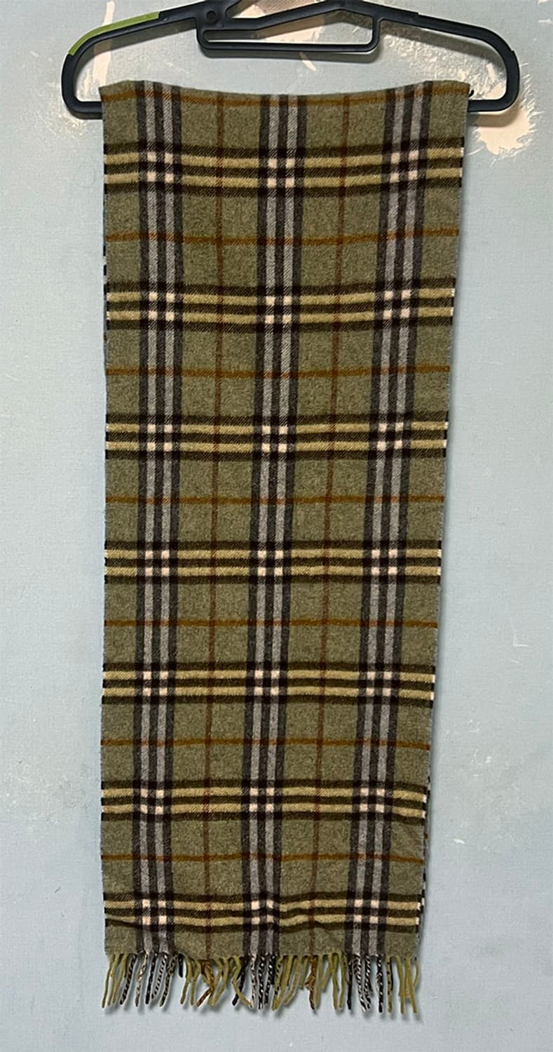 버버리 캐시미어100 머플러 목도리 노바체크 캐주얼  상품이미지2