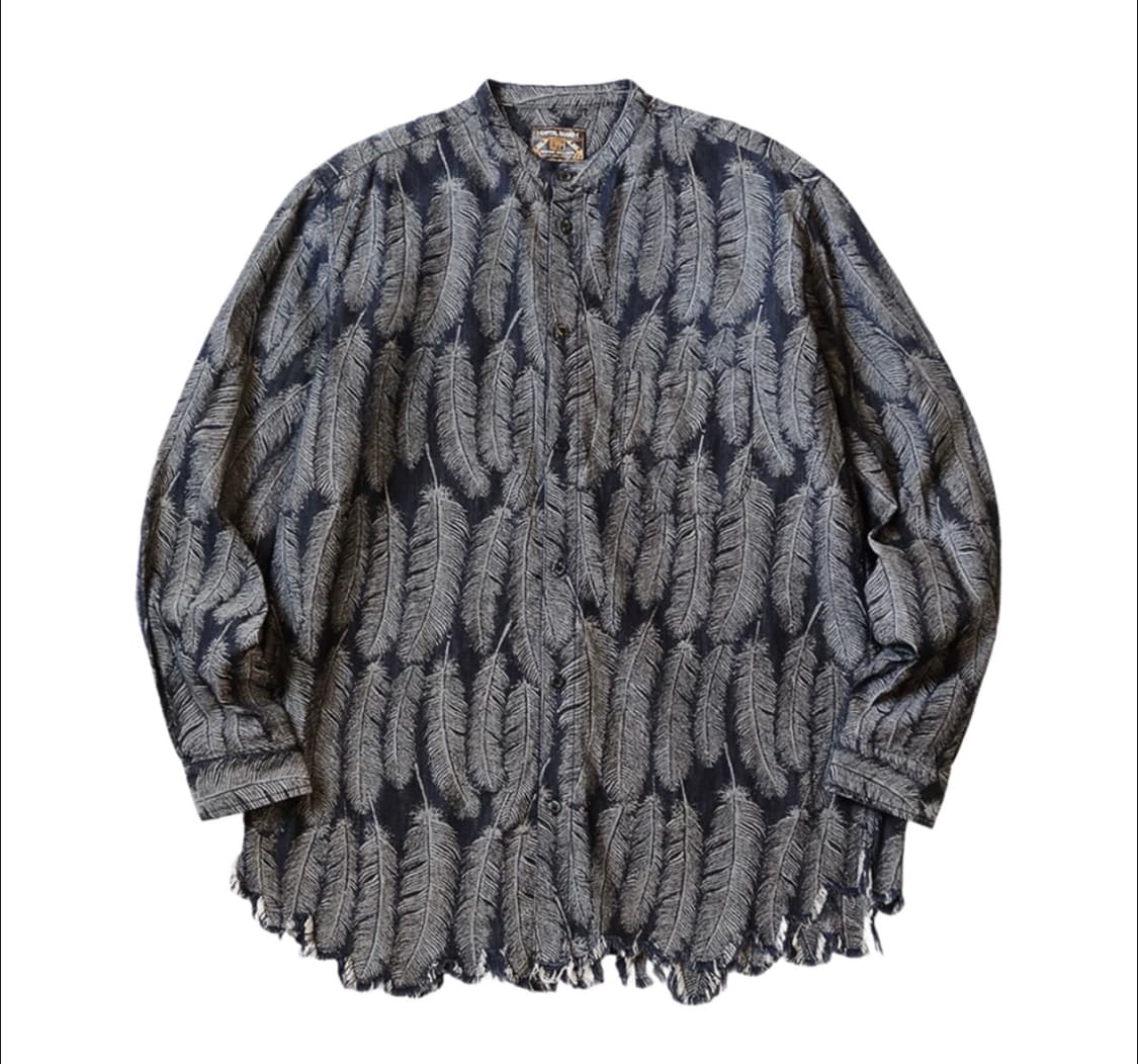 [4]캐피탈 맥파이 데님 스탠드 셔츠 상품이미지1