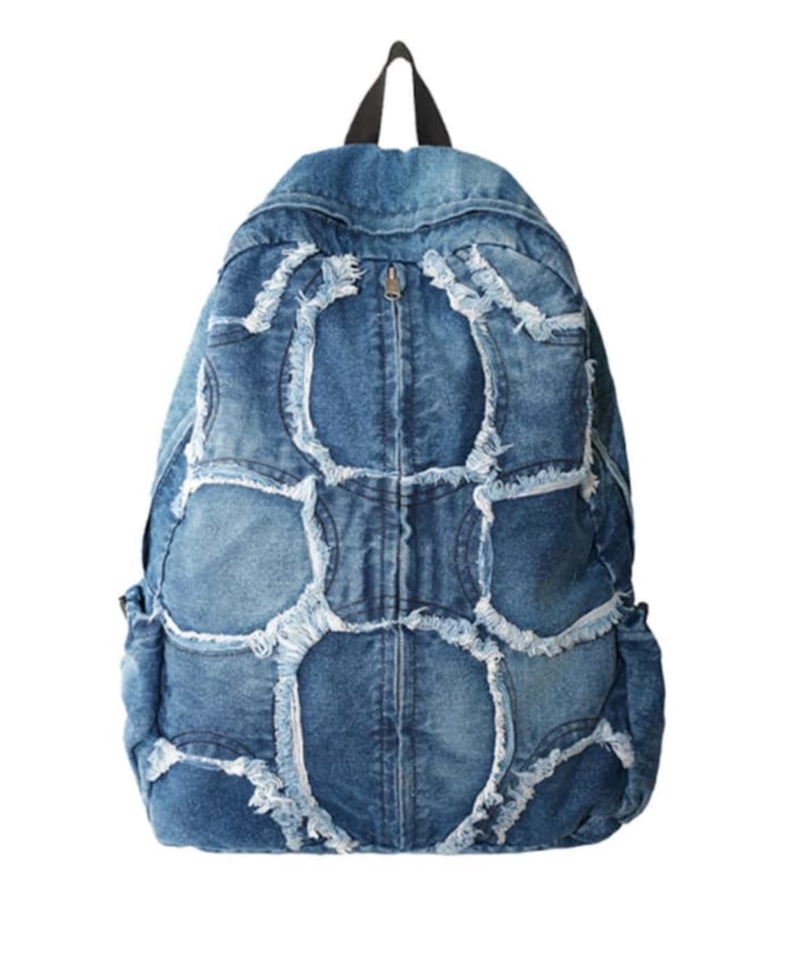 IUGAMAKARAS Washed Denim Turtle Backpack 상품이미지1