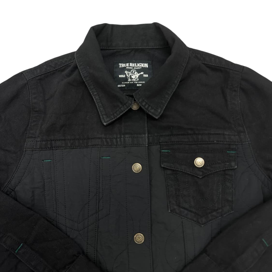 트루릴리젼 흑청 트러커 자켓 상품이미지2