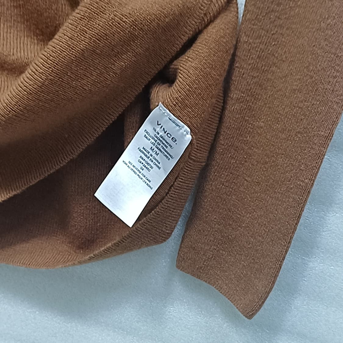 빈스 순 캐시미어 이너 얇은 목폴라 니트 여성 S ~ M 사랑봉봉 상품이미지3