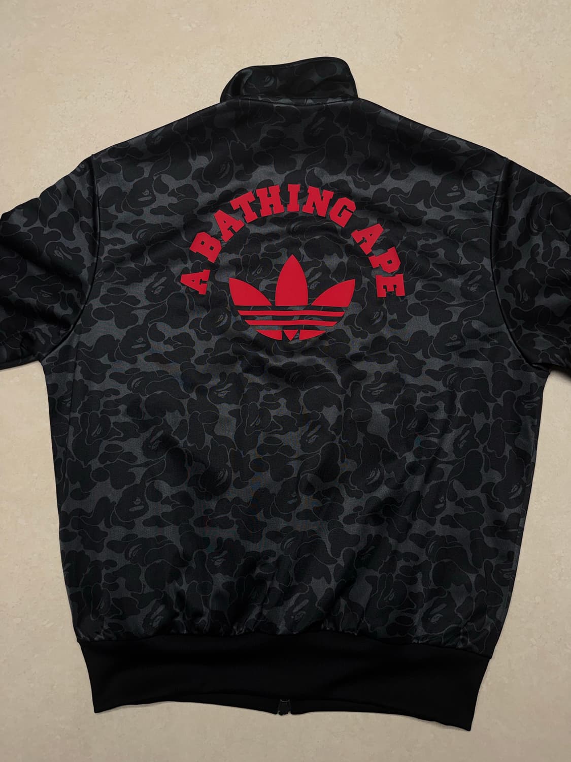 베이프 아디다스 올오버 트랙탑 져지 흑계 블랙 상품이미지2